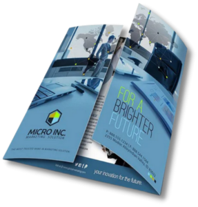 gatefold brochure design services