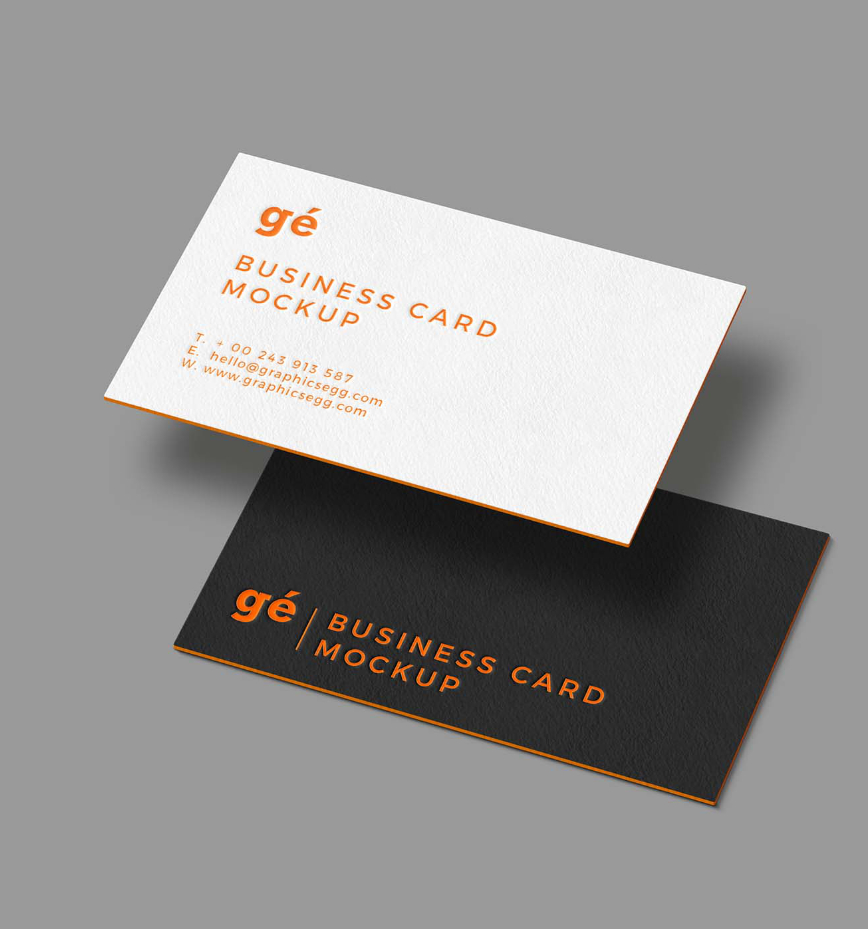 Business card mockup